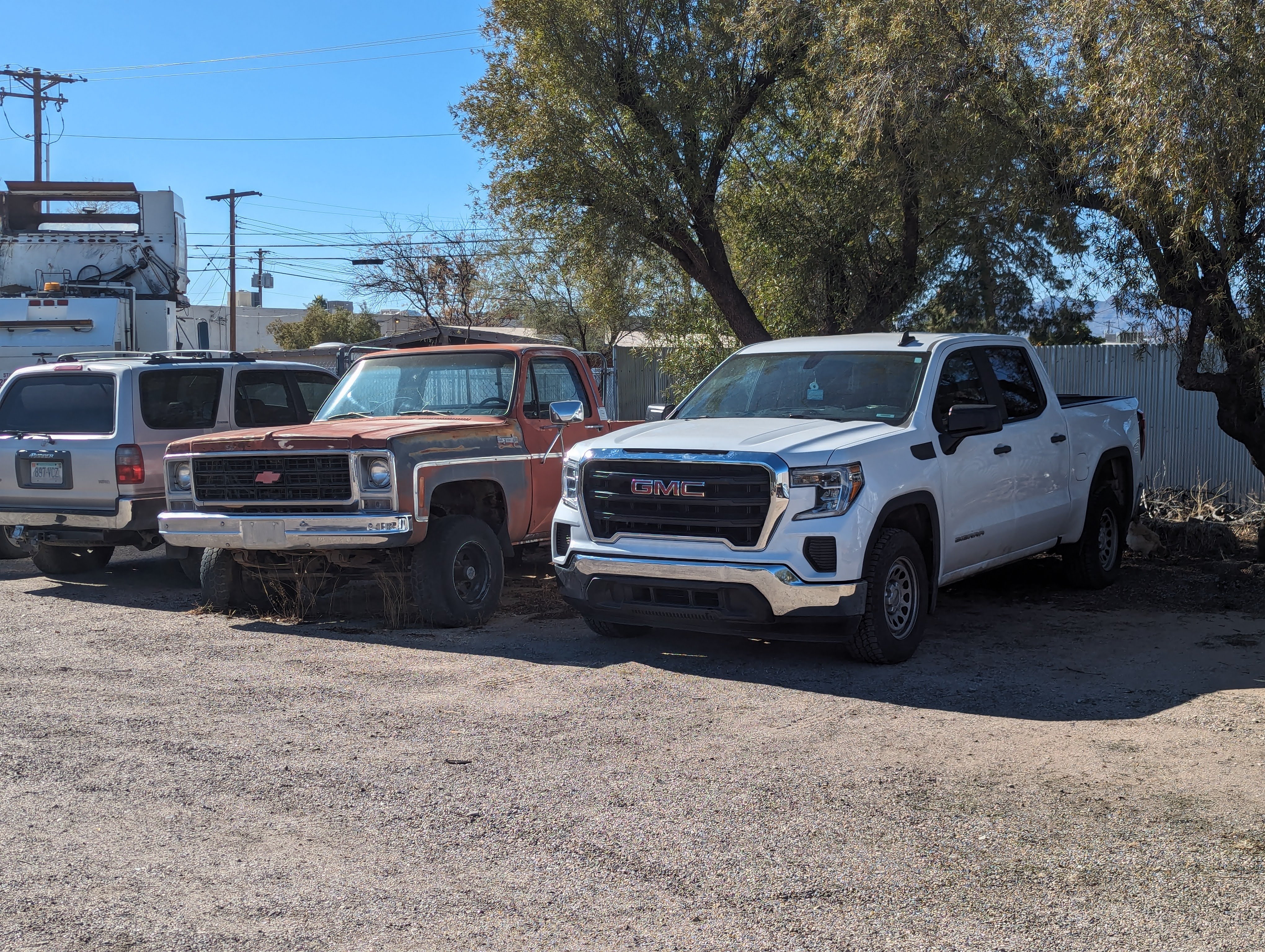 2021 GMC Sierra & 1973 Chevy Squarebody